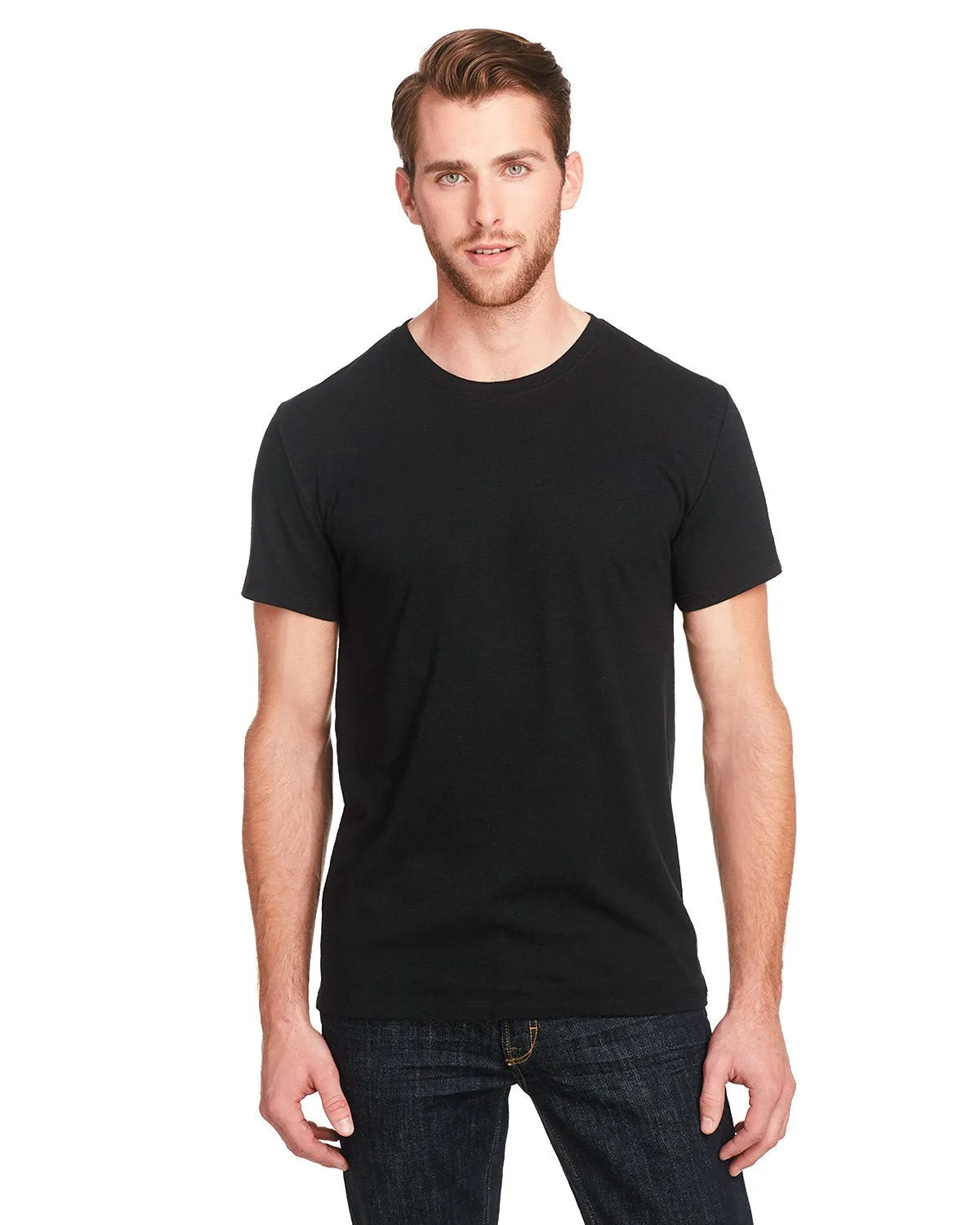 102A-Threadfast Apparel-SOLID BLK TRBLND