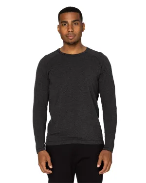 382LS-Threadfast Apparel-BLACK HEATHER