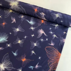 Butterfly Galaxy Silk Crepe de Chine