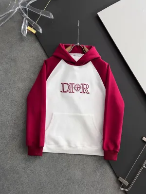 DOR Red and White Hoodie-002