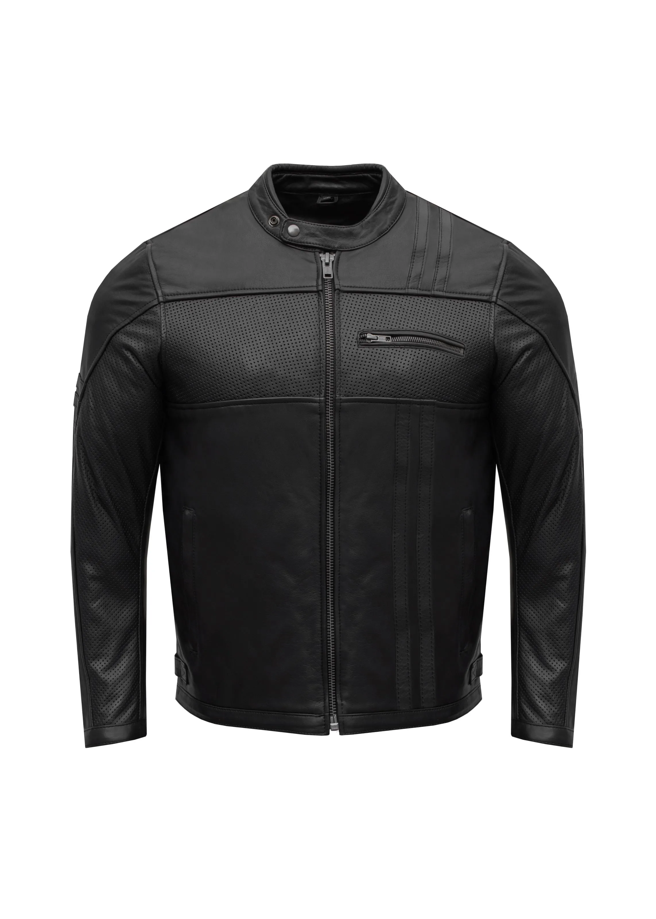 Dream Apparel Men's Leather Motorcycle Jacket