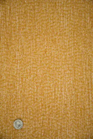 Gold Sequins & Beads on Silk Chiffon Fabric