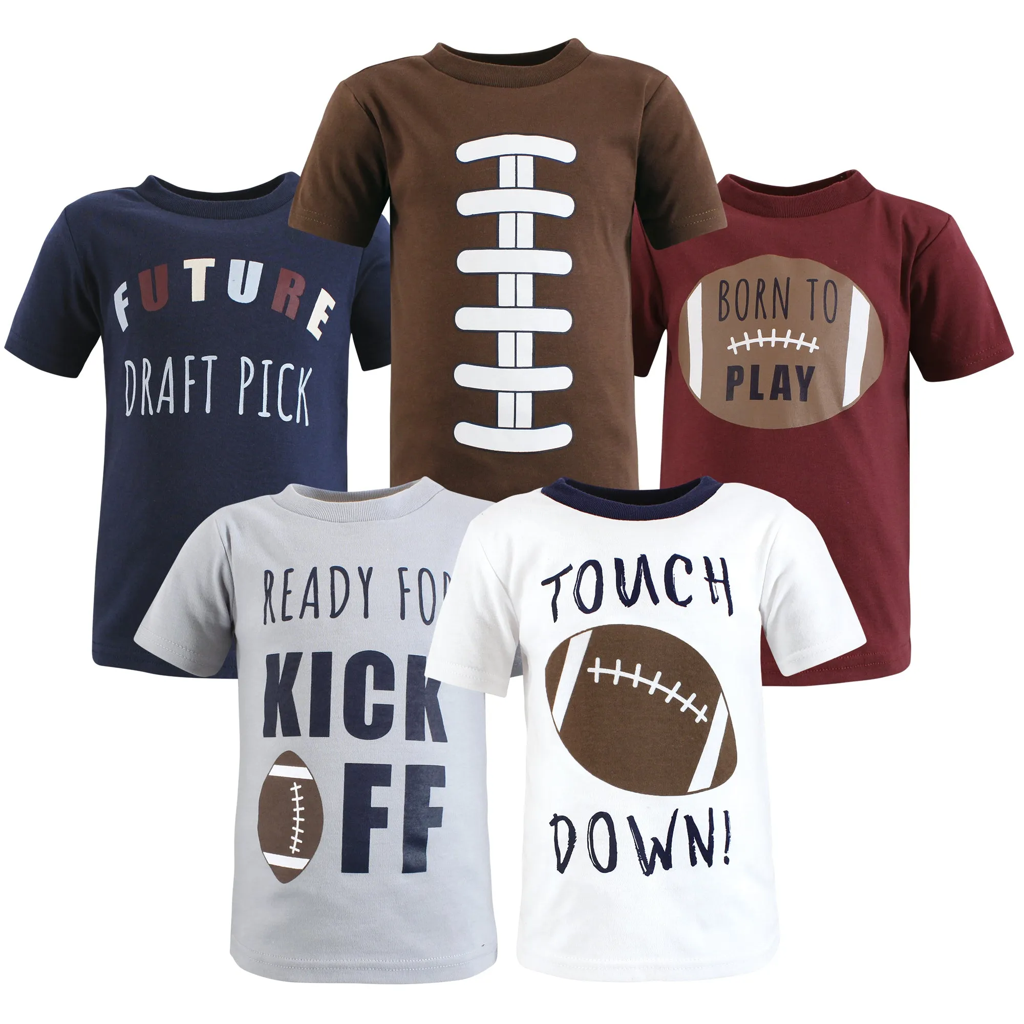 Hudson Baby Short Sleeve T-Shirts, Football