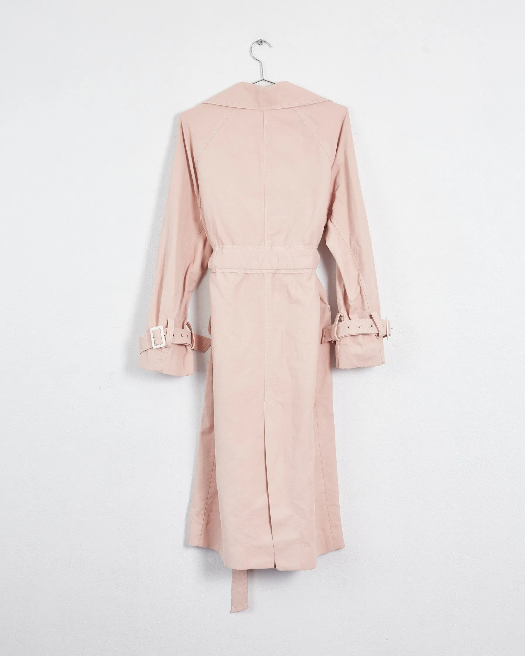 Lee Mathews resort '19 'georgia' limited edition trench coat, pink, 8