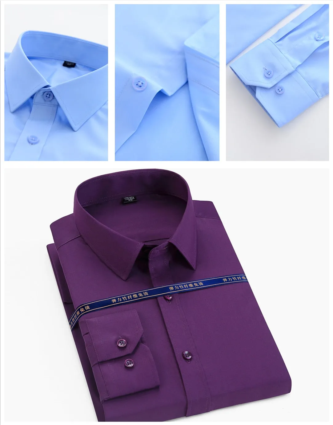 Non-Iron  Long Sleeve Office Shirt