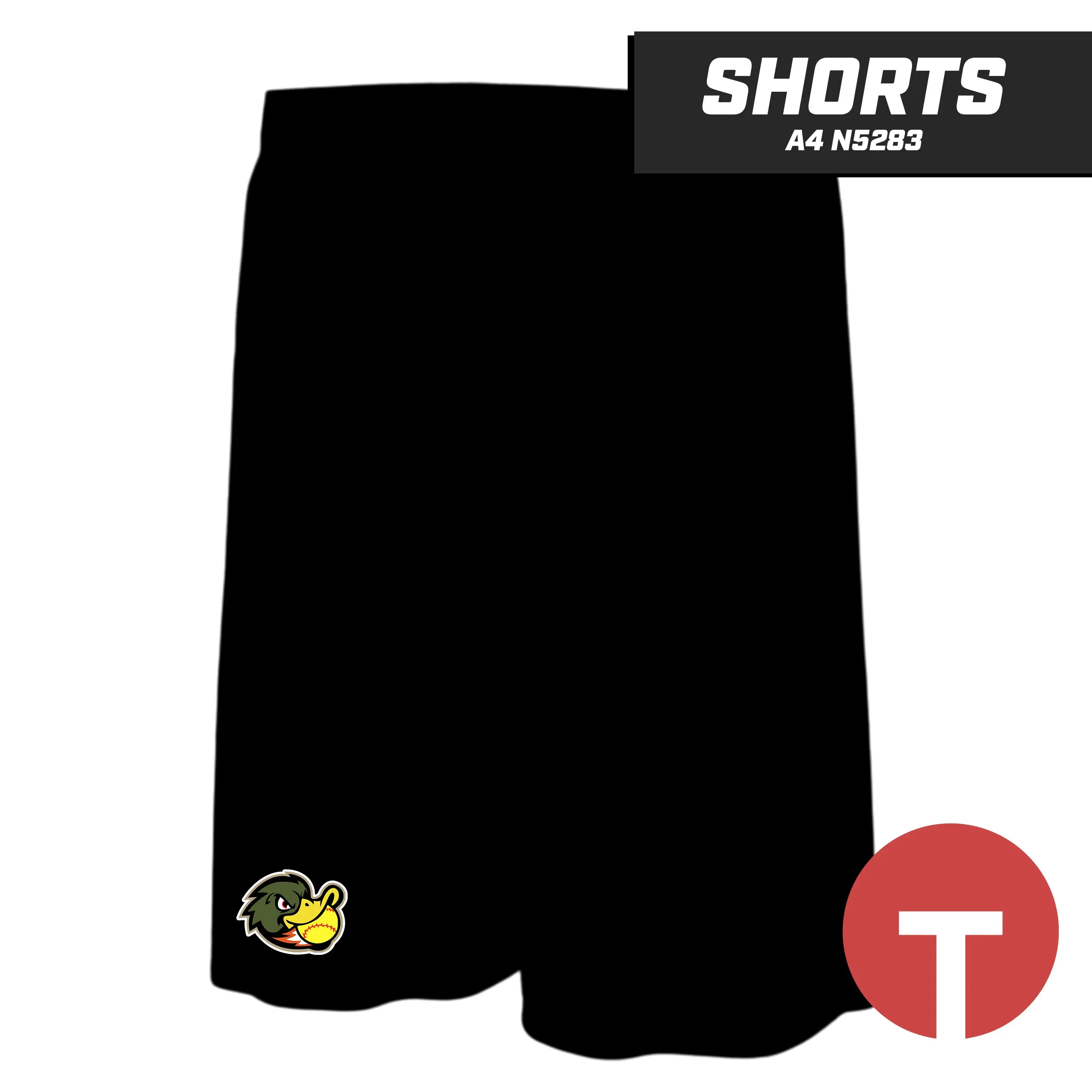 Quackers Softball - Short A4 Apparel N5283