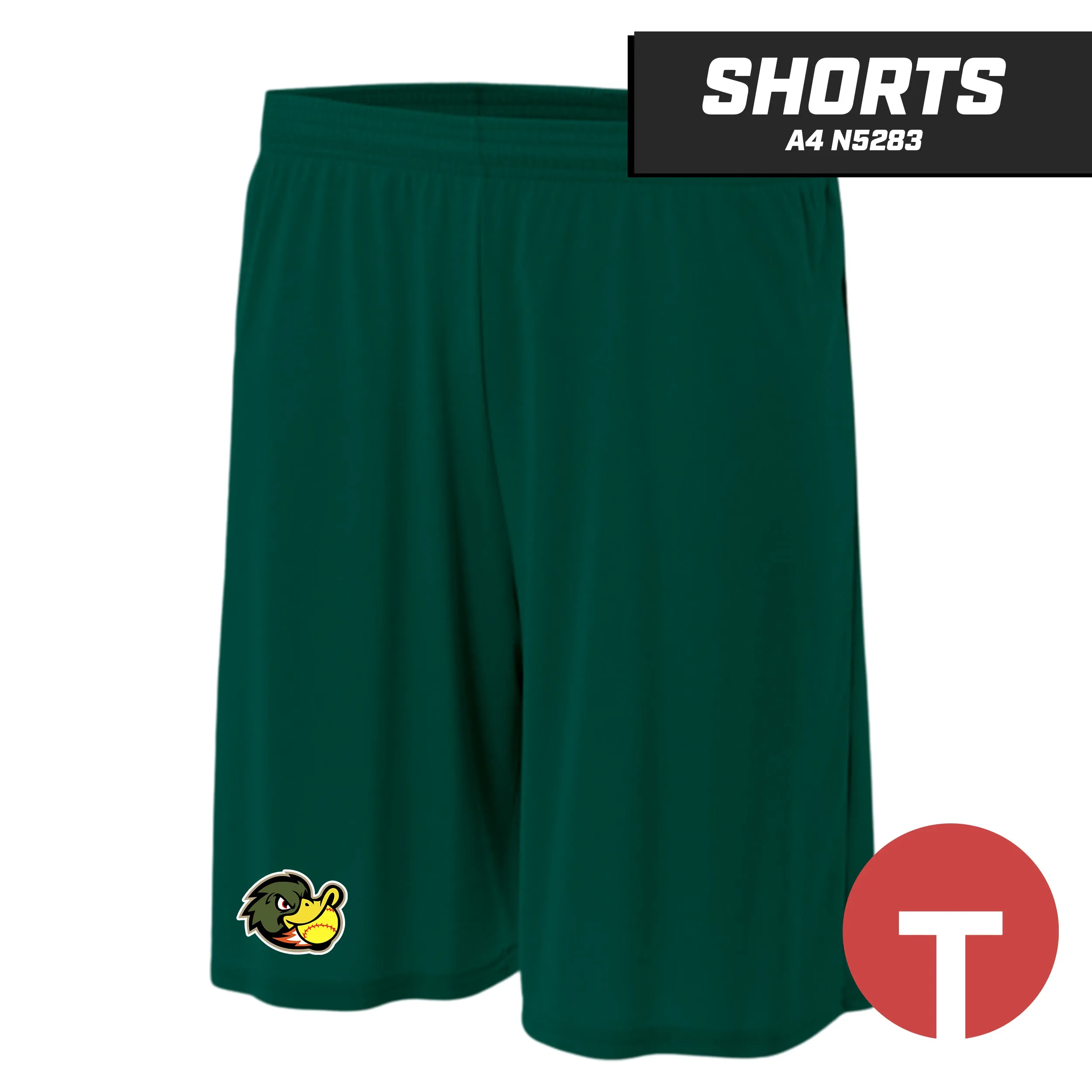 Quackers Softball - Short A4 Apparel N5283