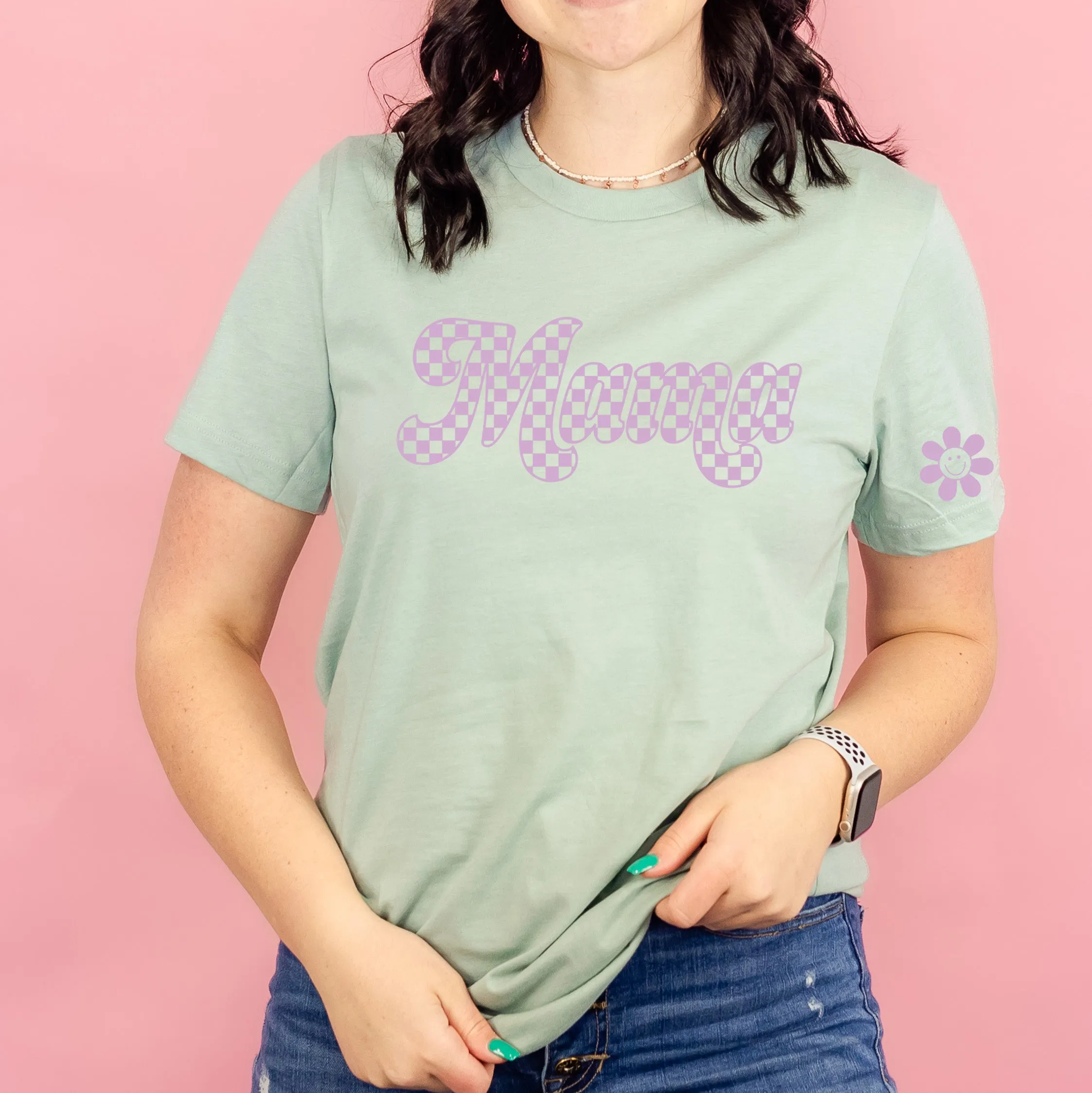 RETRO CHECKERS - MAMA - Unisex Tee