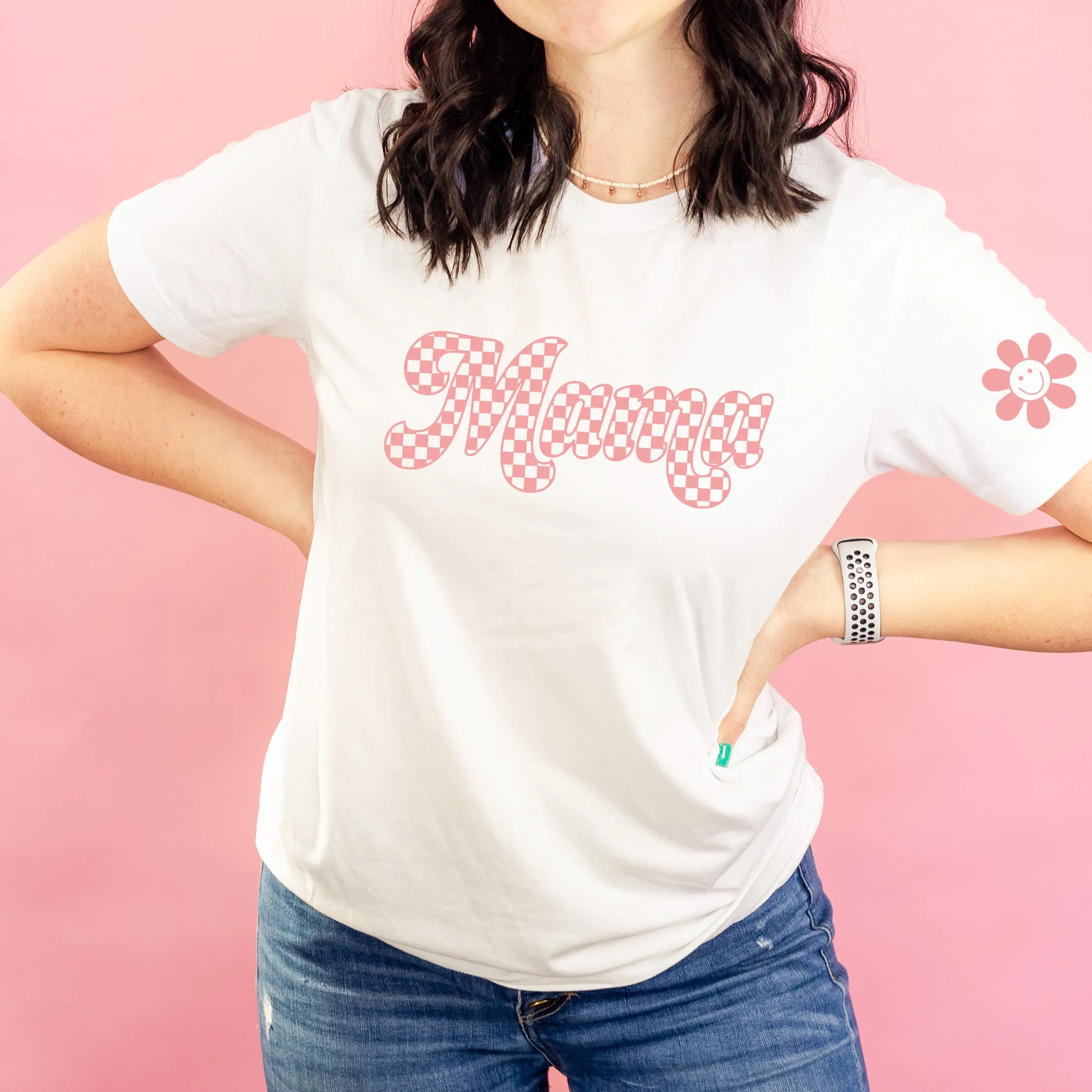 RETRO CHECKERS - MAMA - Unisex Tee