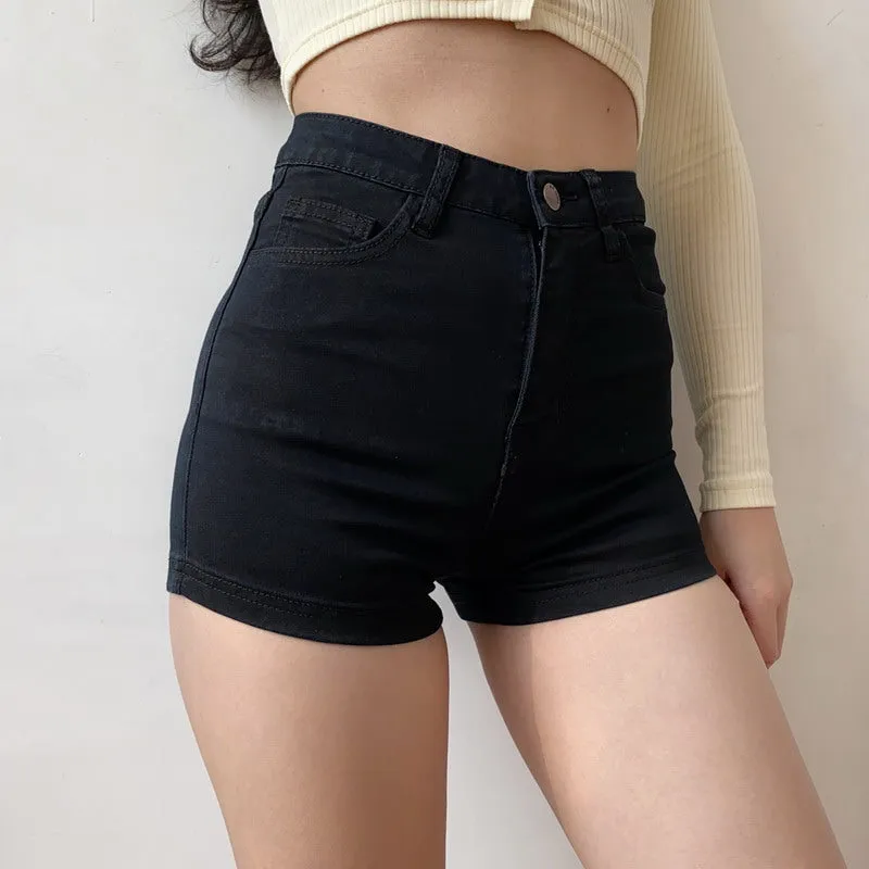 Wenkouban - Shape Denim Shorts