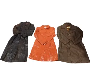 Y2k 2024 - Leather Trench Coats - 9 pcs